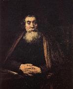REMBRANDT Harmenszoon van Rijn, Portrait of an Old Man